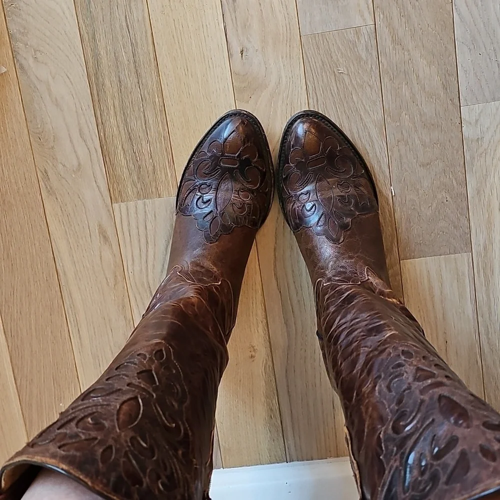 Women's Johnny Ringo Puma Brown 15" Boots JRS806-14 Womens 8.5 - Picture 13 of 15
